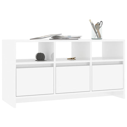 vidaXL TV-Schrank Hochglanz-Weiß 102x37,5x52,5 cm Holzwerkstoff