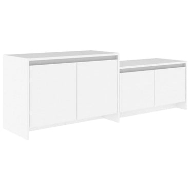 Meuble TV vidaXL blanc 146,5x35x50 cm Aggloméré