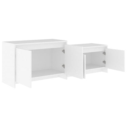 Meuble TV vidaXL blanc 146,5x35x50 cm Aggloméré