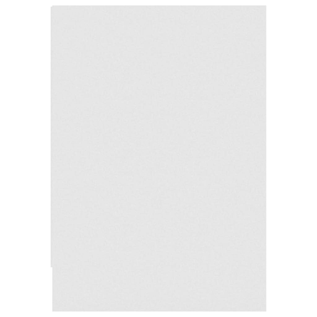 Meuble TV vidaXL blanc brillant 146,5x35x50 cm en bois d'ingénierie