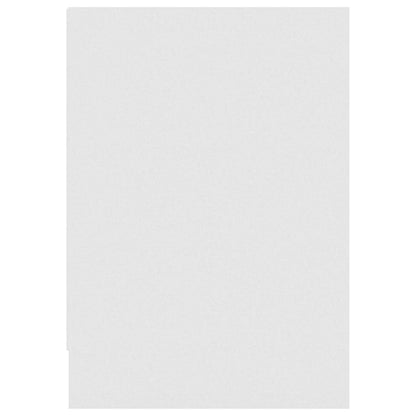 Meuble TV vidaXL blanc brillant 146,5x35x50 cm en bois d'ingénierie