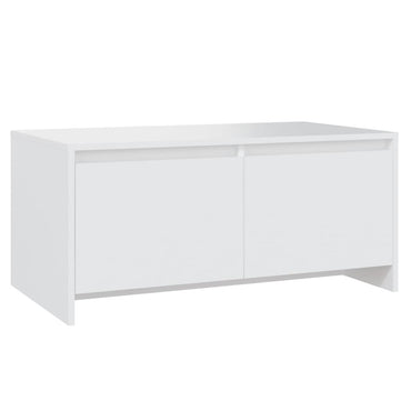 vidaXL Couchtisch Weiß 90x50x41,5 cm Holzwerkstoff