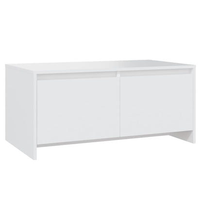vidaXL Couchtisch Weiß 90x50x41,5 cm Holzwerkstoff