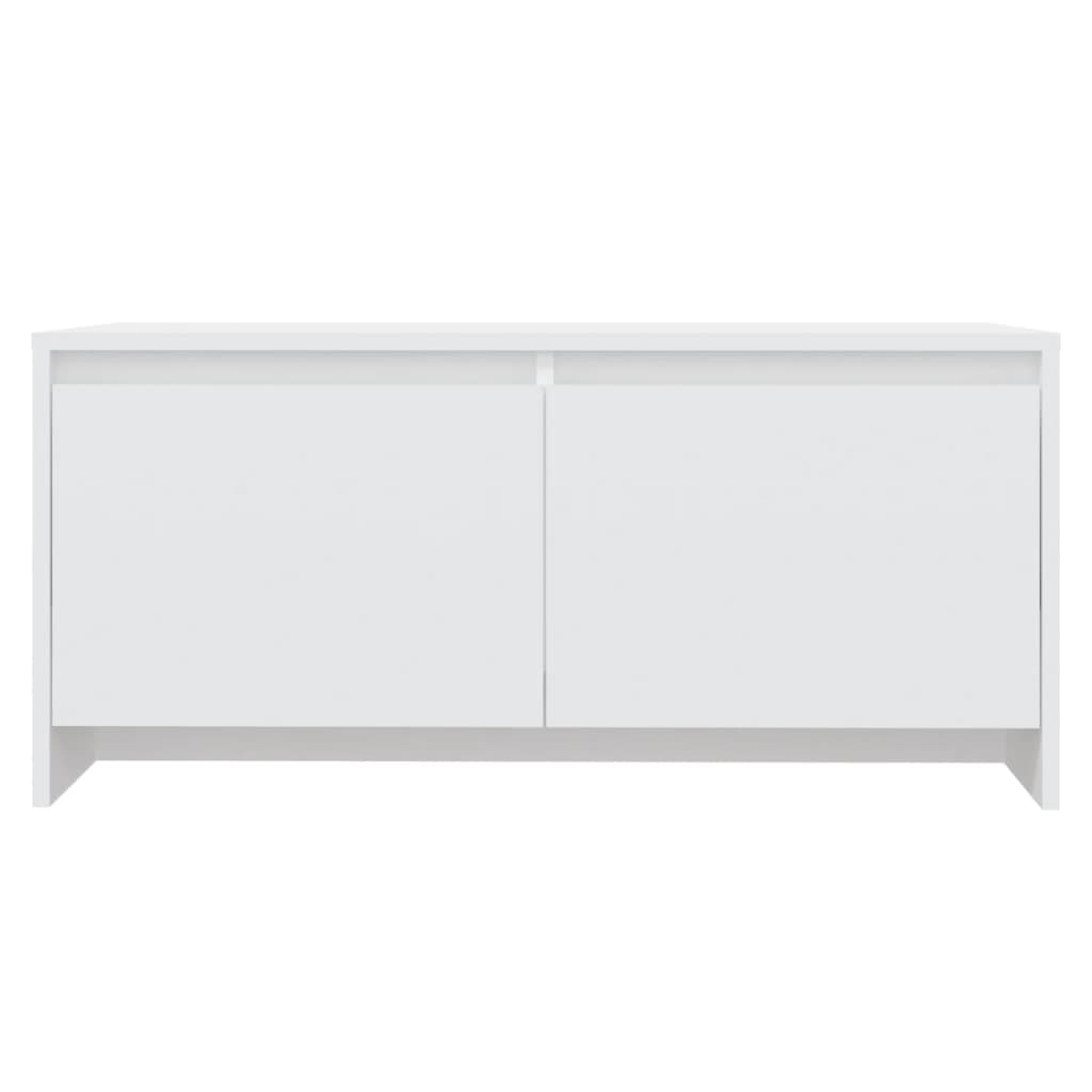 vidaXL Couchtisch Weiß 90x50x41,5 cm Holzwerkstoff