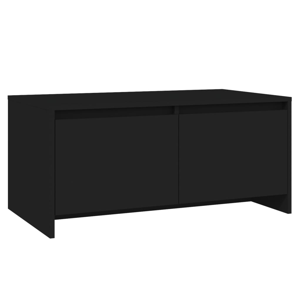 vidaXL Couchtisch Schwarz 90x50x41,5 cm Holzwerkstoff