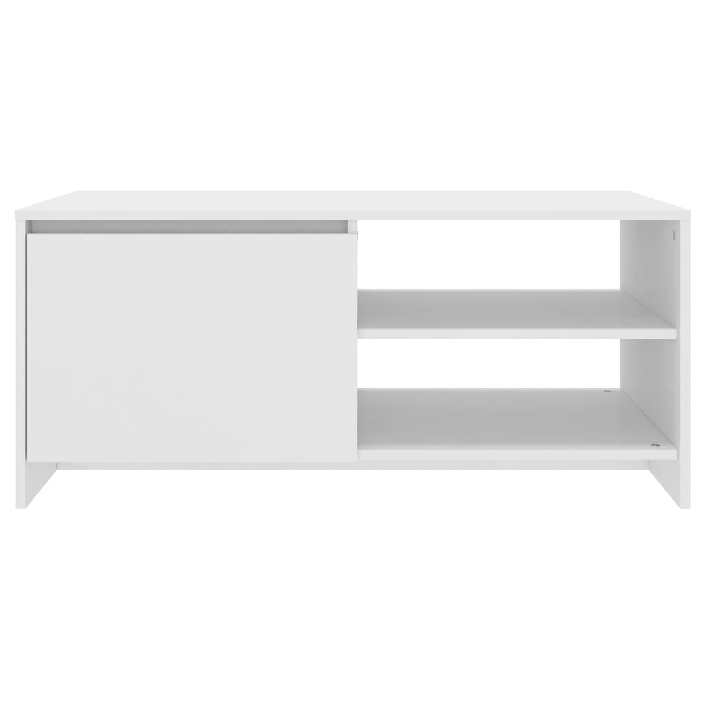 vidaXL Couchtisch Weiß 102x50x45 cm Holzwerkstoff