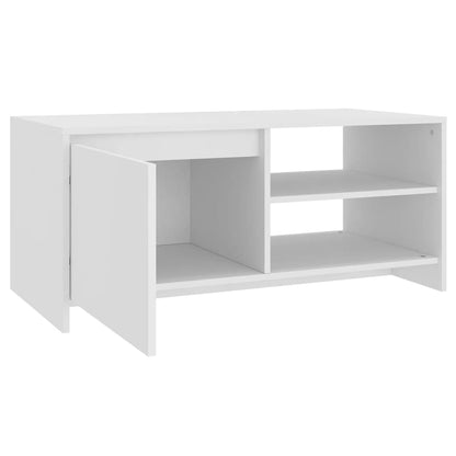 vidaXL Couchtisch Weiß 102x50x45 cm Holzwerkstoff