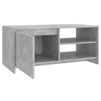 vidaXL Couchtisch Betongrau 102x50x45 cm Holzwerkstoff