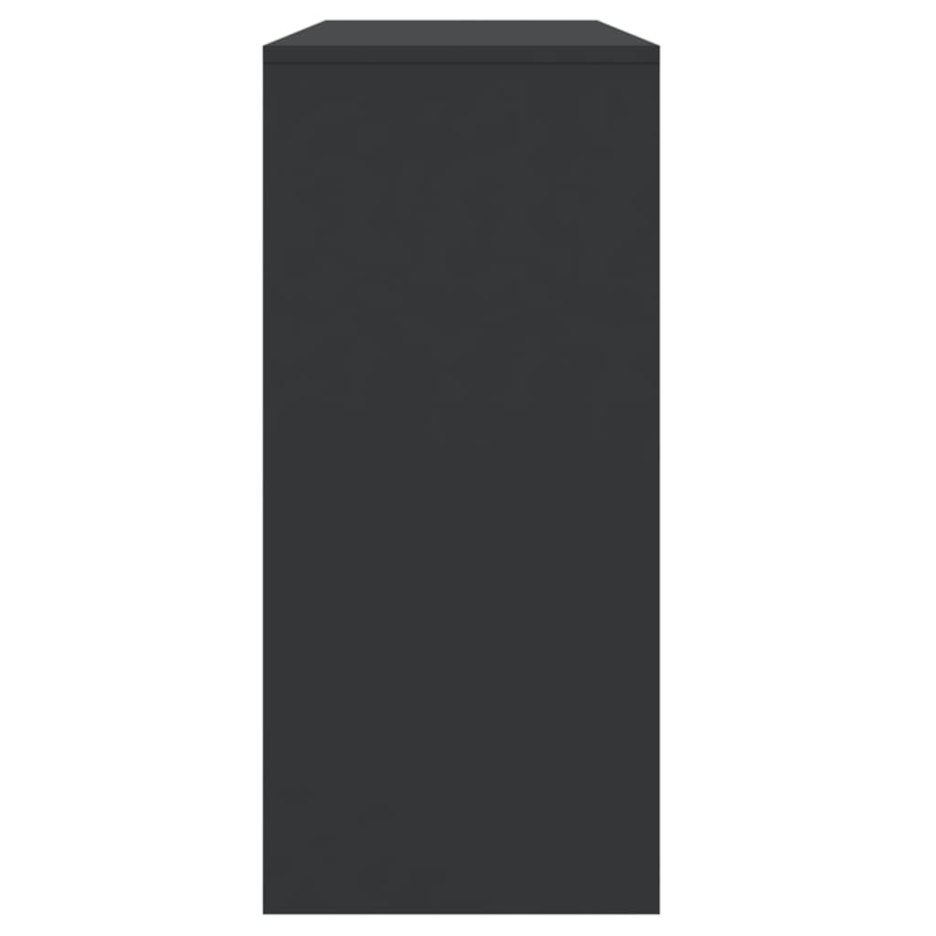 vidaXL Konsolentisch Schwarz 100x35x76,5 cm Holzwerkstoff