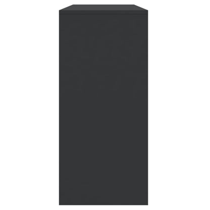 vidaXL Konsolentisch Schwarz 100x35x76,5 cm Holzwerkstoff