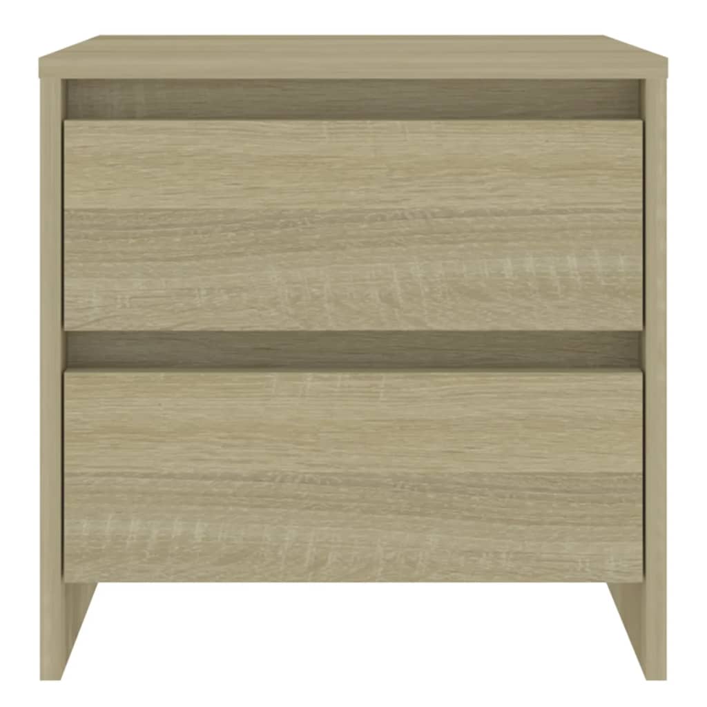 vidaXL Table de chevet chêne Sonoma 45x34,5x44,5 cm bois d'ingénierie