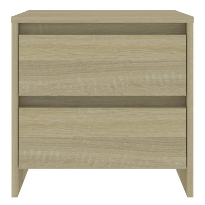 vidaXL Table de chevet chêne Sonoma 45x34,5x44,5 cm bois d'ingénierie