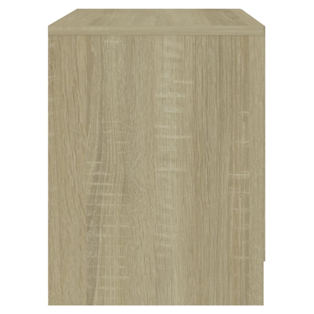 vidaXL Table de chevet chêne Sonoma 45x34,5x44,5 cm bois d'ingénierie