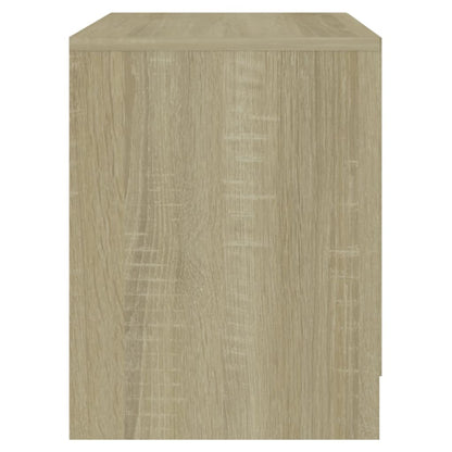 vidaXL Table de chevet chêne Sonoma 45x34,5x44,5 cm bois d'ingénierie