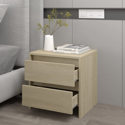 vidaXL Table de chevet chêne Sonoma 45x34,5x44,5 cm bois d'ingénierie