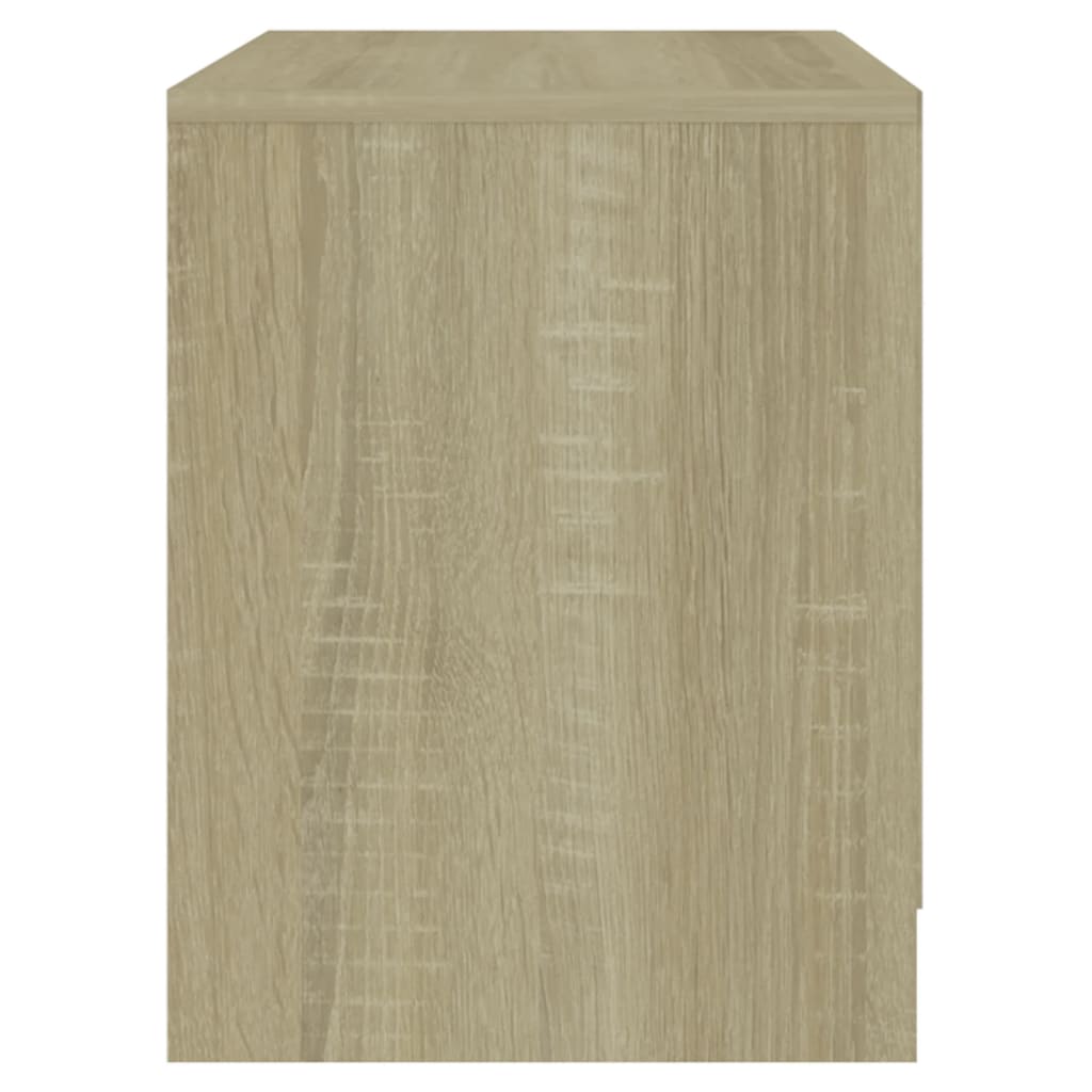 vidaXL Tables de chevet 2 pcs Chêne Sonoma 45x34,5x44,5 cm Bois d'ingénierie