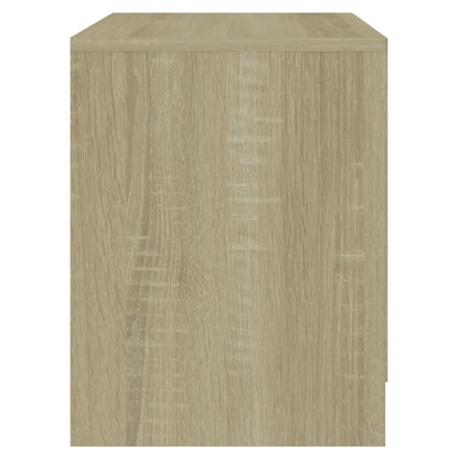 vidaXL Tables de chevet 2 pcs Chêne Sonoma 45x34,5x44,5 cm Bois d'ingénierie