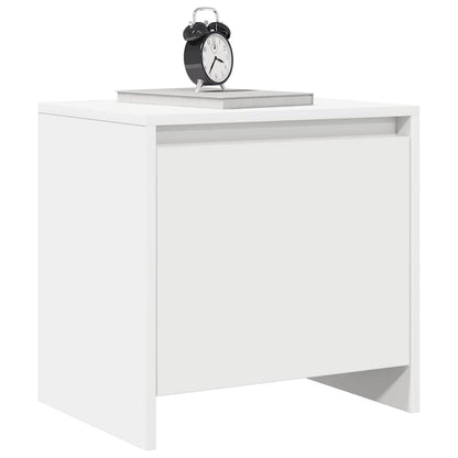 vidaXL Nachttisch Weiß 45x34x44,5 cm Holzwerkstoff