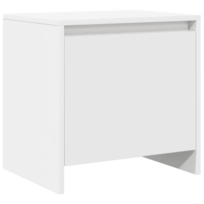 vidaXL Nachttische 2 Stk. Weiß 45x34x44,5 cm Holzwerkstoff