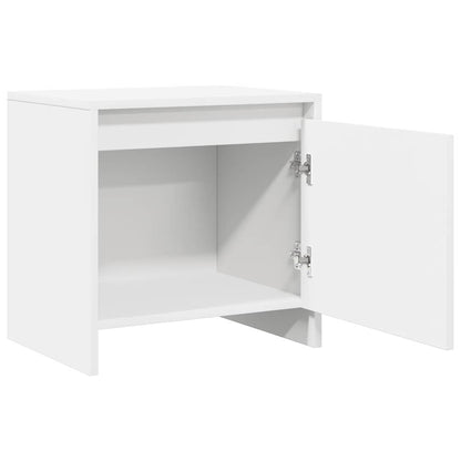 vidaXL Nachttische 2 Stk. Weiß 45x34x44,5 cm Holzwerkstoff