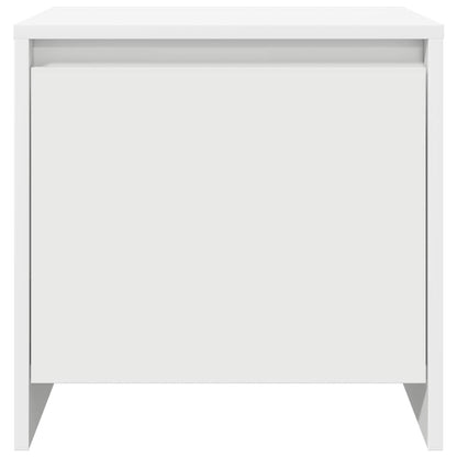 vidaXL Nachttische 2 Stk. Weiß 45x34x44,5 cm Holzwerkstoff
