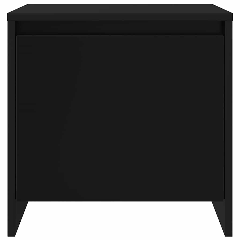 vidaXL Nachttisch Schwarz 45x34x44,5 cm Holzwerkstoff