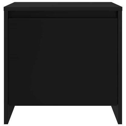 vidaXL Nachttisch Schwarz 45x34x44,5 cm Holzwerkstoff