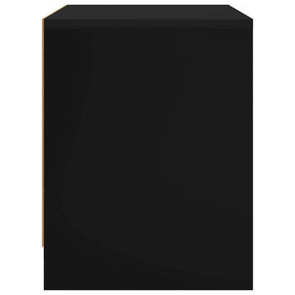 vidaXL Nachttisch Schwarz 45x34x44,5 cm Holzwerkstoff