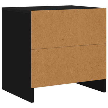 vidaXL Nachttisch Schwarz 45x34x44,5 cm Holzwerkstoff