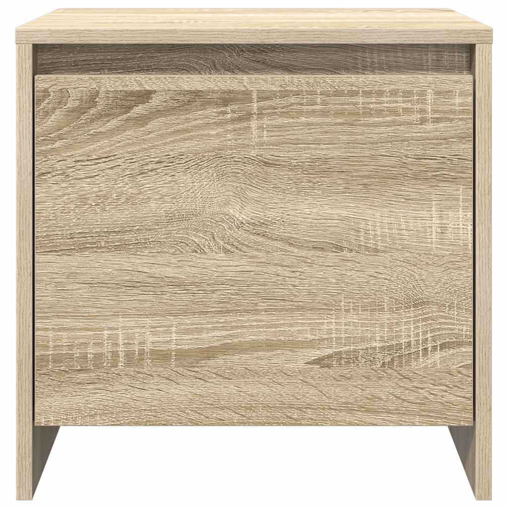 vidaXL Nachttische 2 Stk. Sonoma-Eiche 45x34x44,5 cm Holzwerkstoff