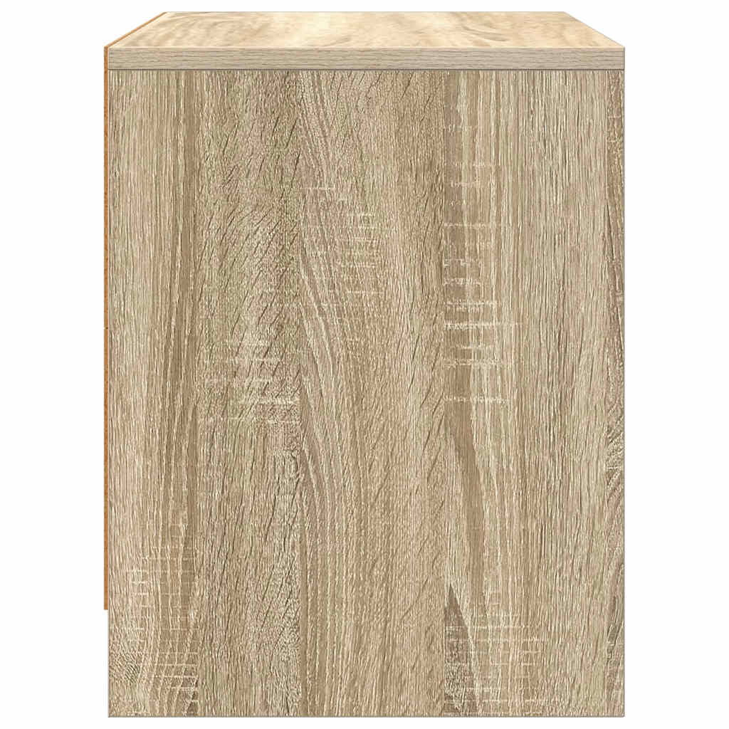 vidaXL Nachttische 2 Stk. Sonoma-Eiche 45x34x44,5 cm Holzwerkstoff