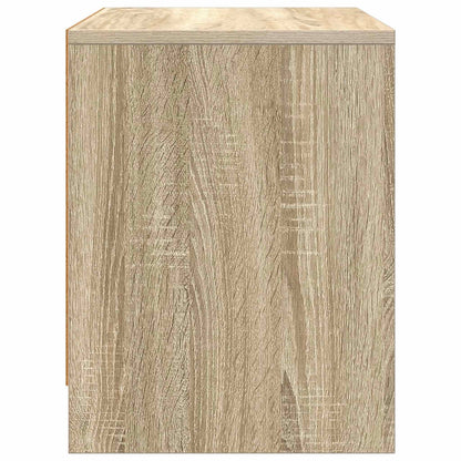 vidaXL Nachttische 2 Stk. Sonoma-Eiche 45x34x44,5 cm Holzwerkstoff