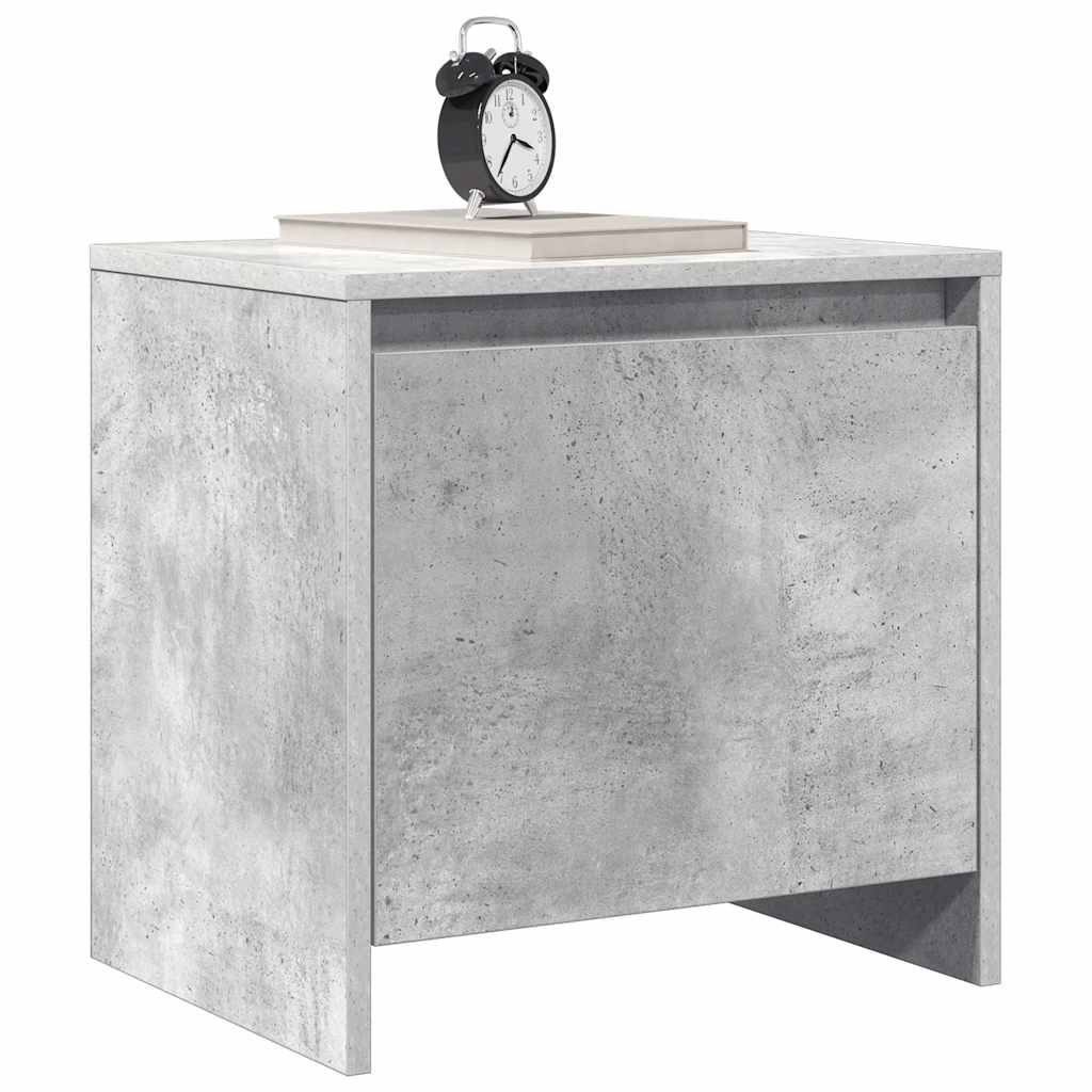 vidaXL Nachttisch Betongrau 45x34x44,5 cm Holzwerkstoff