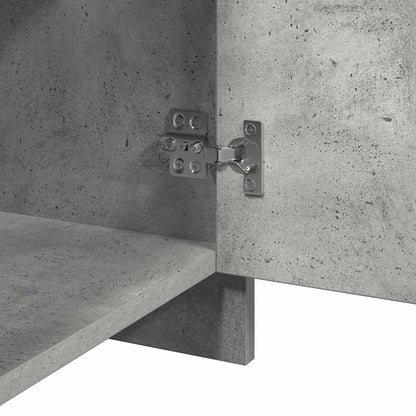 vidaXL Nachttische 2 Stk. Betongrau 45x34x44,5 cm Holzwerkstoff