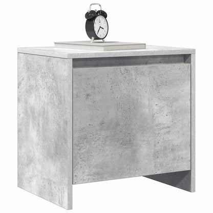 vidaXL Nachttische 2 Stk. Betongrau 45x34x44,5 cm Holzwerkstoff