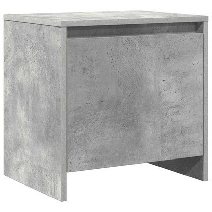 vidaXL Nachttische 2 Stk. Betongrau 45x34x44,5 cm Holzwerkstoff