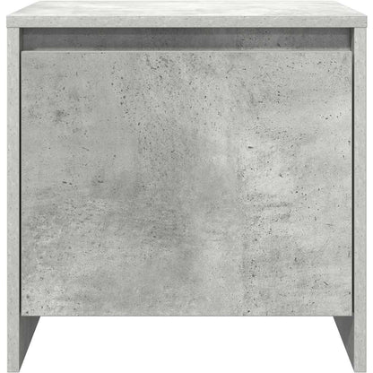 vidaXL Nachttische 2 Stk. Betongrau 45x34x44,5 cm Holzwerkstoff