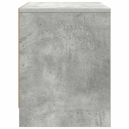 vidaXL Nachttische 2 Stk. Betongrau 45x34x44,5 cm Holzwerkstoff