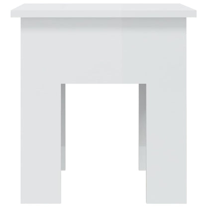 vidaXL Couchtisch Hochglanz-Weiß 40x40x42 cm Holzwerkstoff