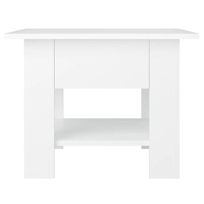 vidaXL Couchtisch Weiß 55x55x42 cm Holzwerkstoff