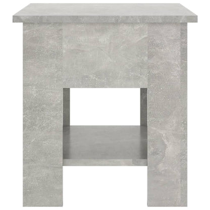 vidaXL Table basse gris béton 40x40x42 cm Bois d'ingénierie