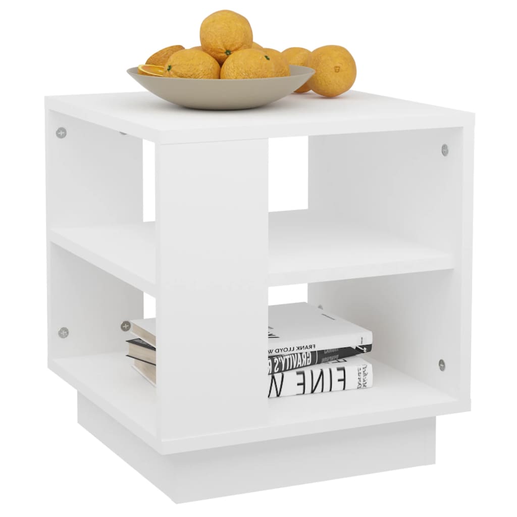 vidaXL Couchtisch Weiß 40x40x43 cm Holzwerkstoff