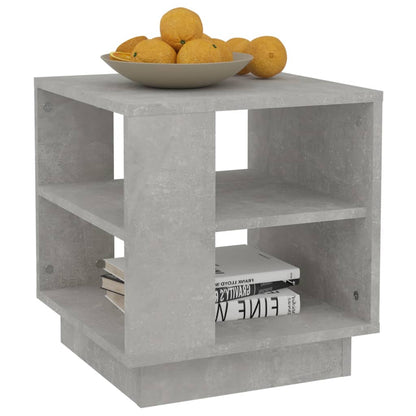 vidaXL Table basse gris béton 40x40x43 cm Bois d'ingénierie