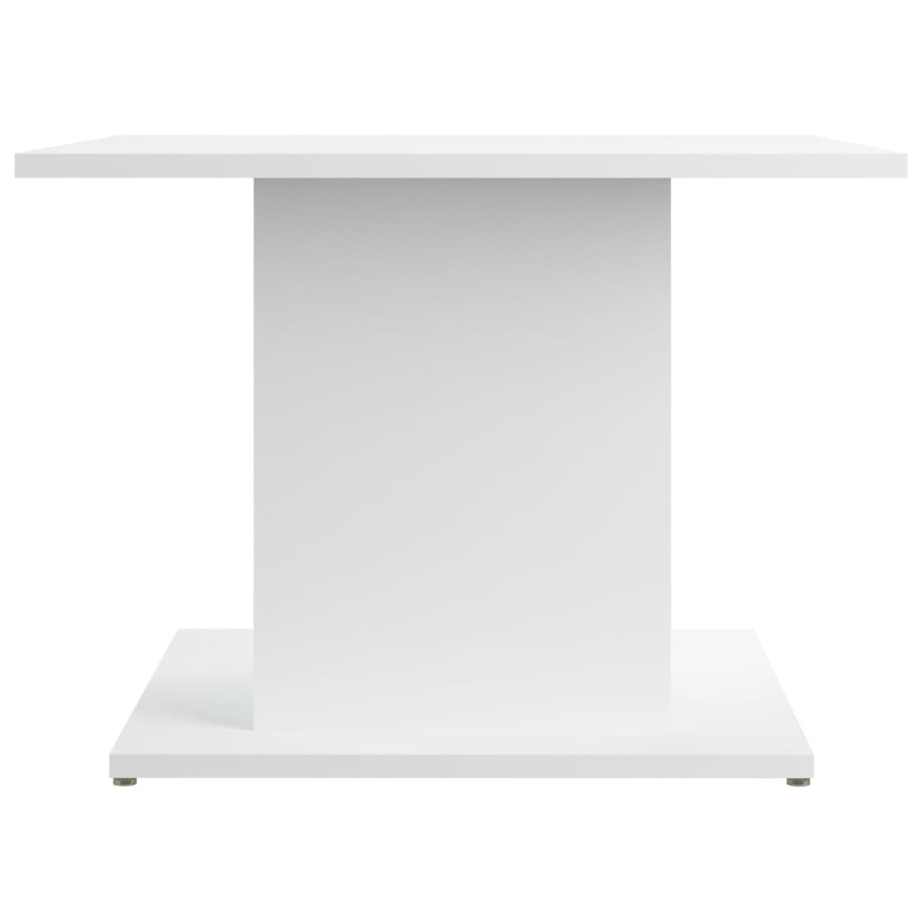 vidaXL Table basse blanc 55,5x55,5x40 cm Bois d'ingénierie