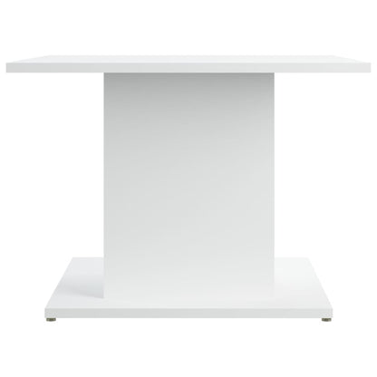 vidaXL Table basse blanc 55,5x55,5x40 cm Bois d'ingénierie