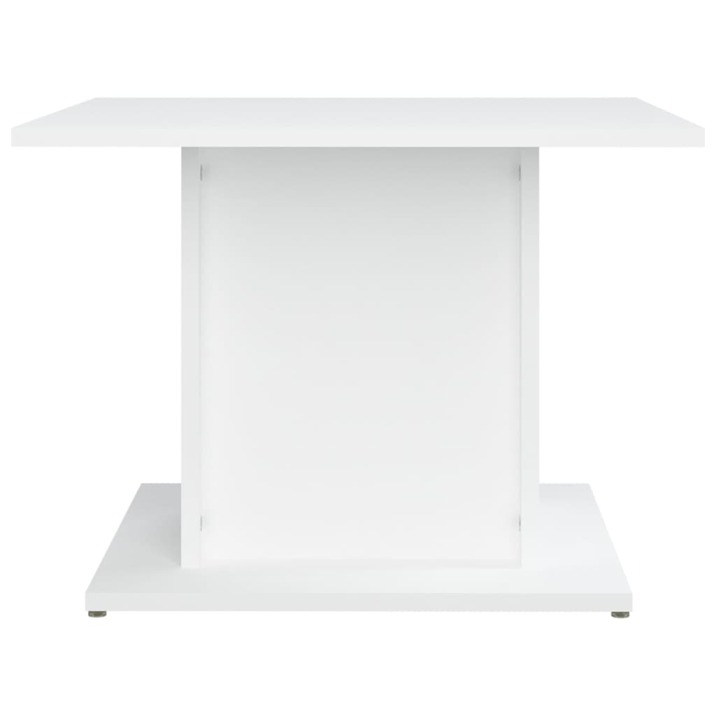 vidaXL Table basse blanc 55,5x55,5x40 cm Bois d'ingénierie