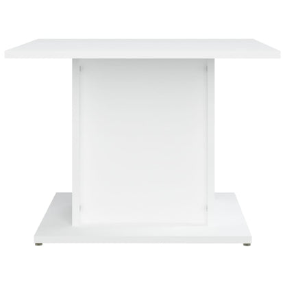 vidaXL Table basse blanc 55,5x55,5x40 cm Bois d'ingénierie