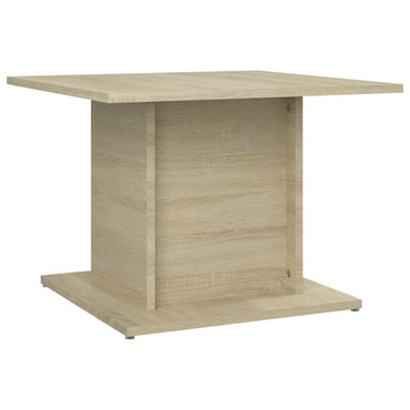 vidaXL Table basse chêne Sonoma 55,5x55,5x40 cm bois d'ingénierie