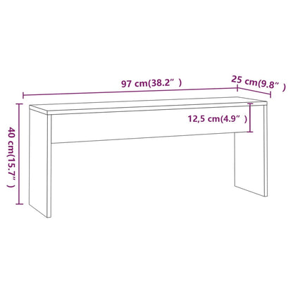 vidaXL Ensemble de salle à manger 3 pcs Gris Chêne Sonoma Bois d'ingénierie