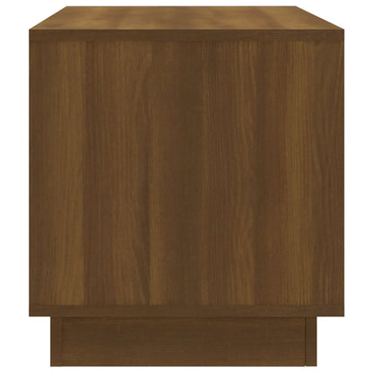 vidaXL Meuble TV marron aspect chêne 102x41x44 cm en bois d'ingénierie